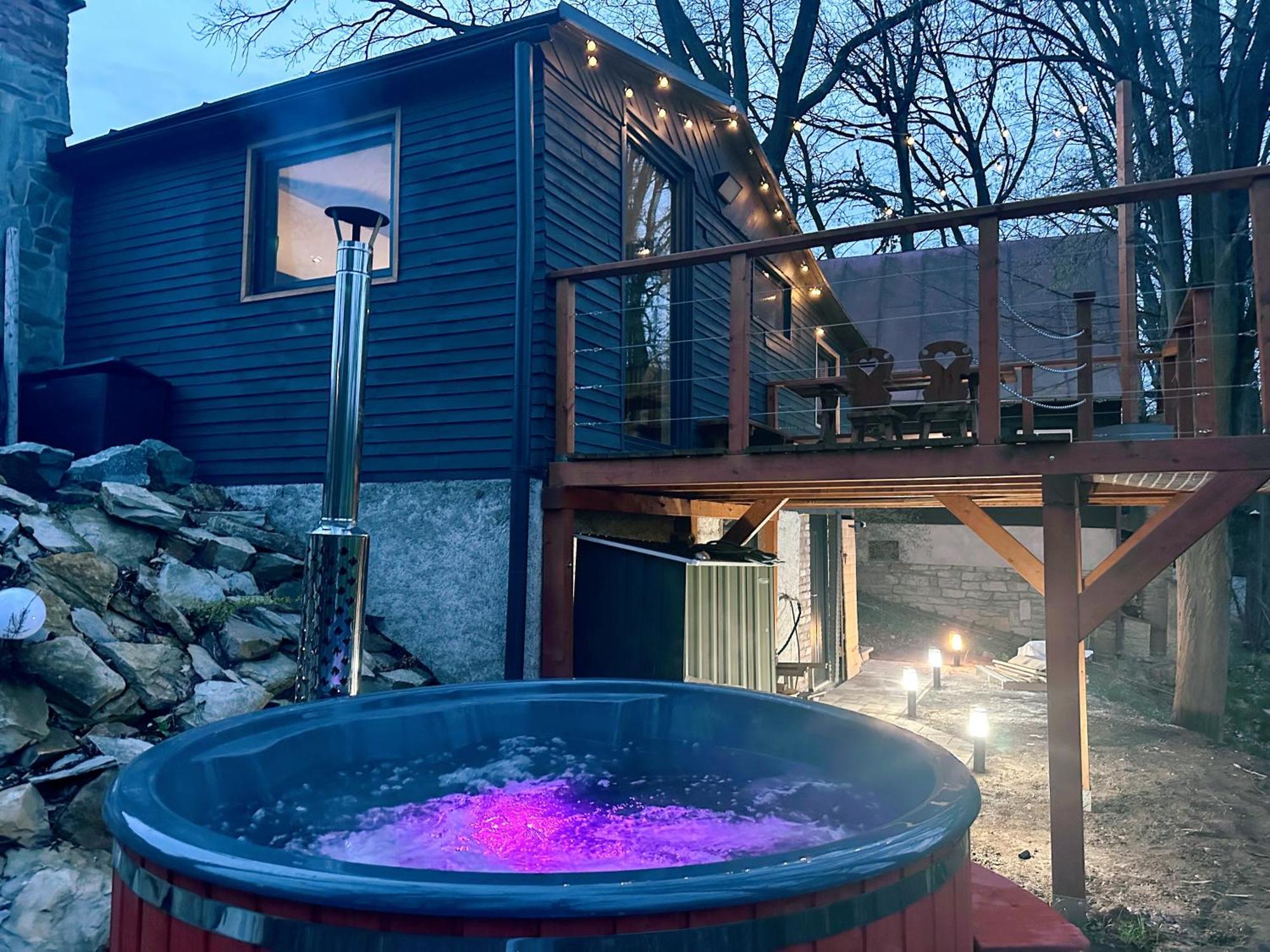 Wellness Chata Hideaway Se Saunou Trebechovice pod Orebem ภายนอก รูปภาพ